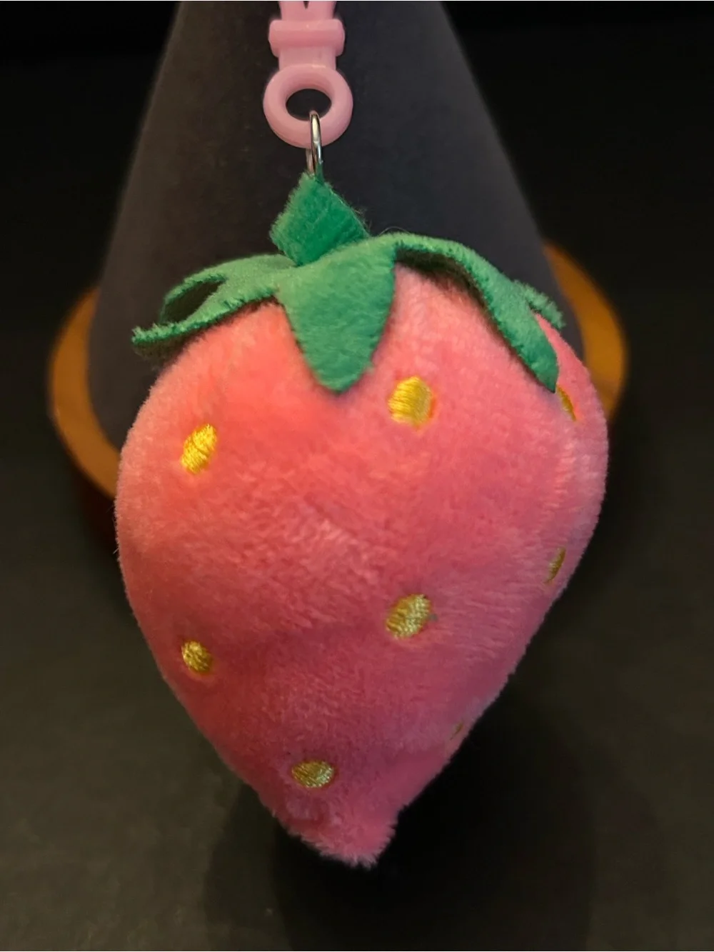 Buy 1 Get 1 FREE - Plush Red or Pink Strawberry 🍓 Bag Charm Zipper Pull